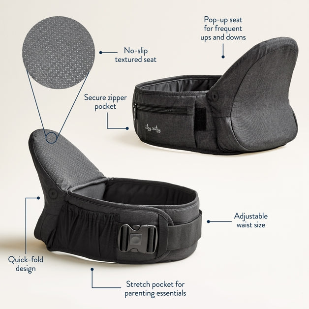 Hold and Fold Hip Seat Carrier