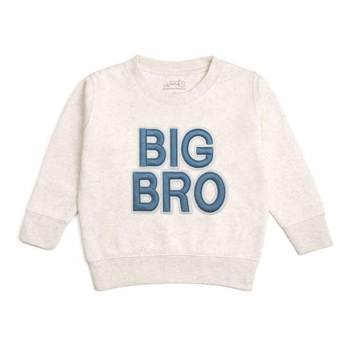 Big Brother Embroidered Patch Sweatshirt
