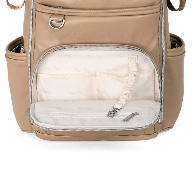 The Boss Plus Backpack Diaper Bag - Chai Latte