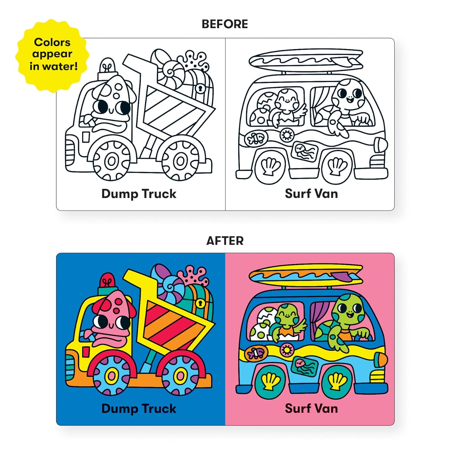 Marine Life On the Move: Color Magic Bath Book