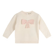 Ella Bow Knit Baby Pullover Sweater