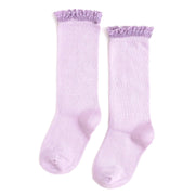 Lace Top Knee High Socks - Various Colors and Sizes