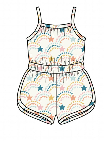 Retro Shortie One Piece Romper - You're A Star