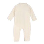Furry Bear Knit Organic Cotton Jumpsuit