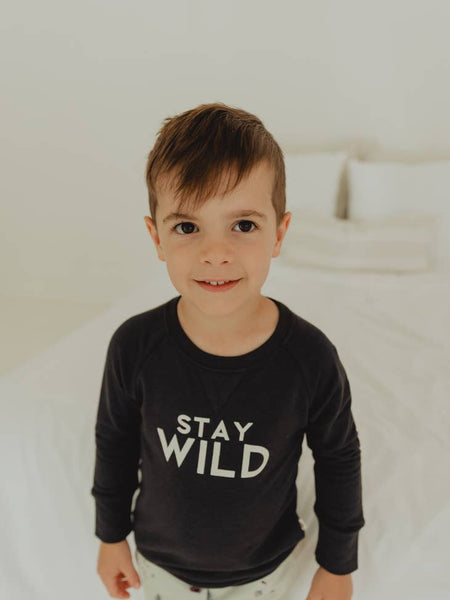 Raglan Sweatshirt - Stay Wild