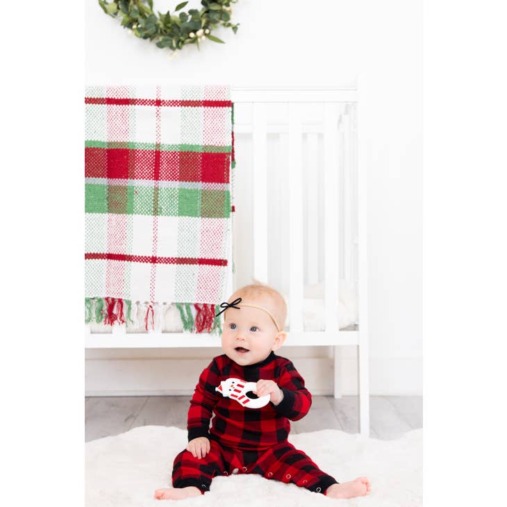 Silicone Christmas Teether - Holiday Snowman