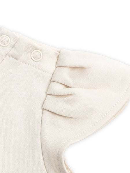 Petal Sleeve Bodysuit - Ivory