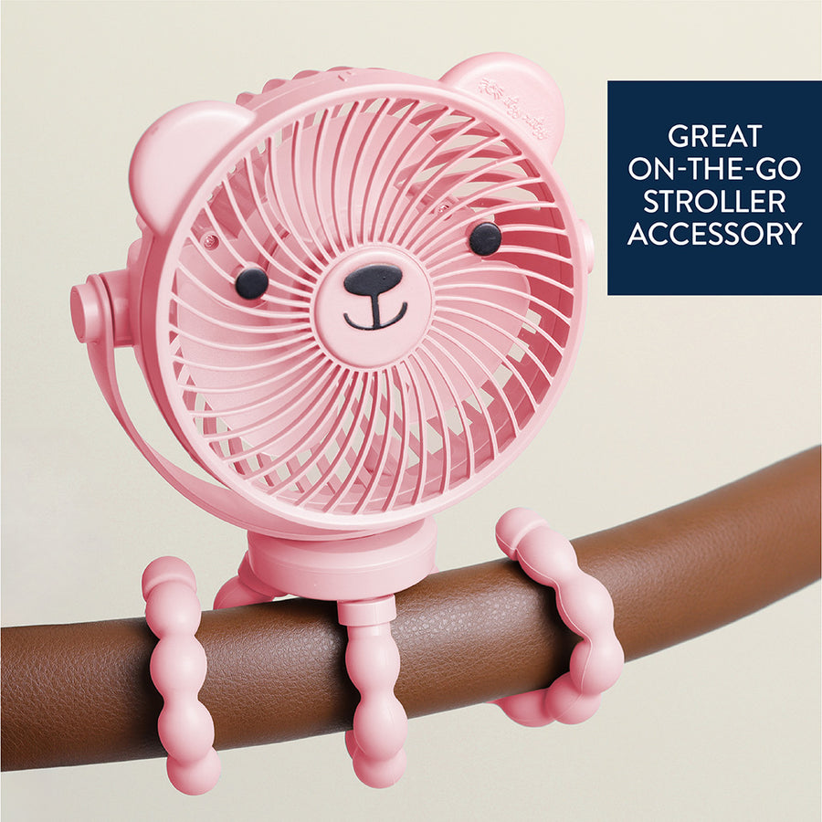 Itzy Breeze Stroller Fan - Pink