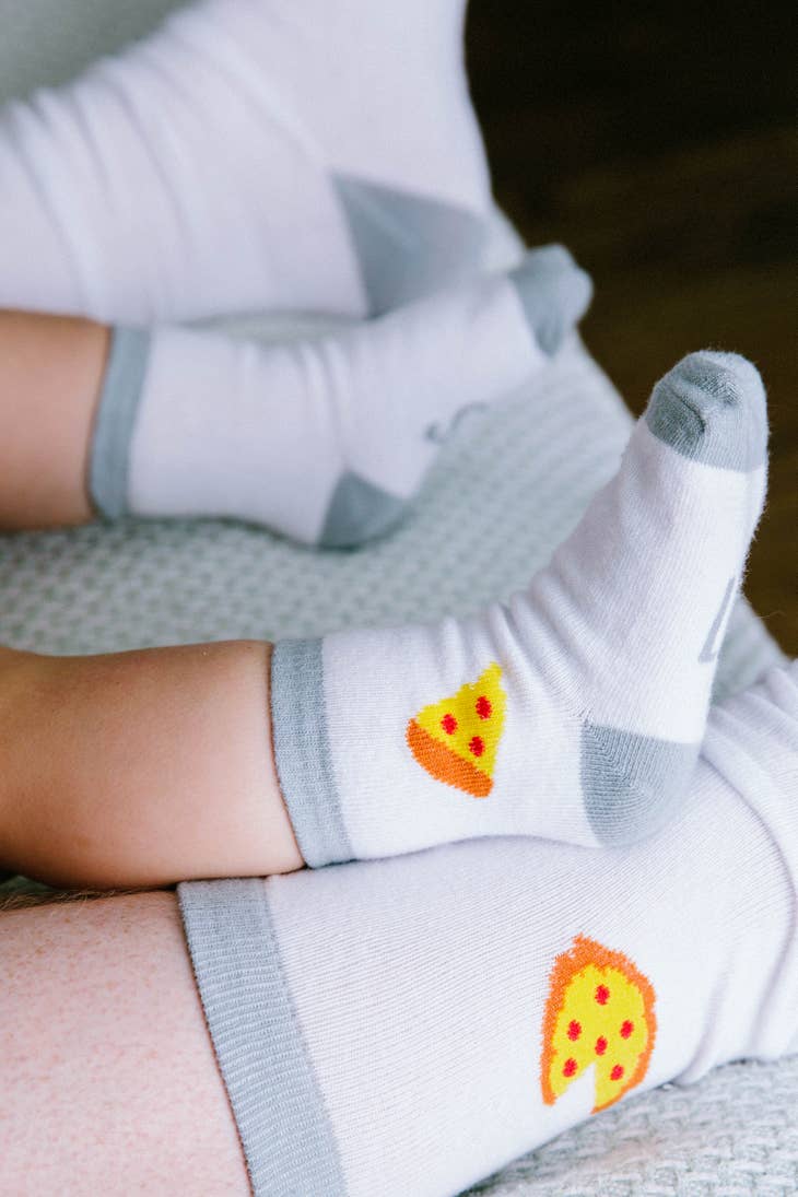 Daddy & Me Matching Pizza Sock Set