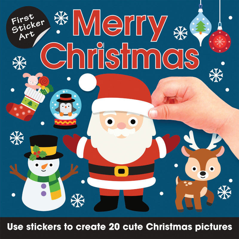 First Sticker Art - Merry Christmas