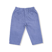 Cord Pant with Heart Pockets - Corduroy Stonewash