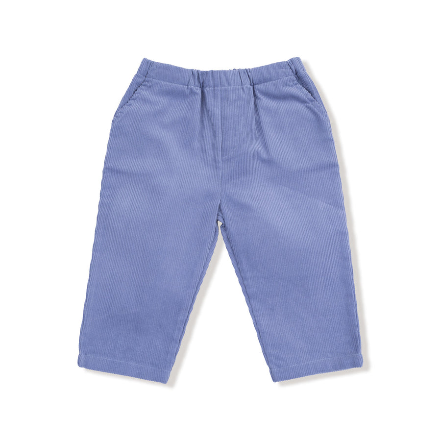 Cord Pant with Heart Pockets - Corduroy Stonewash