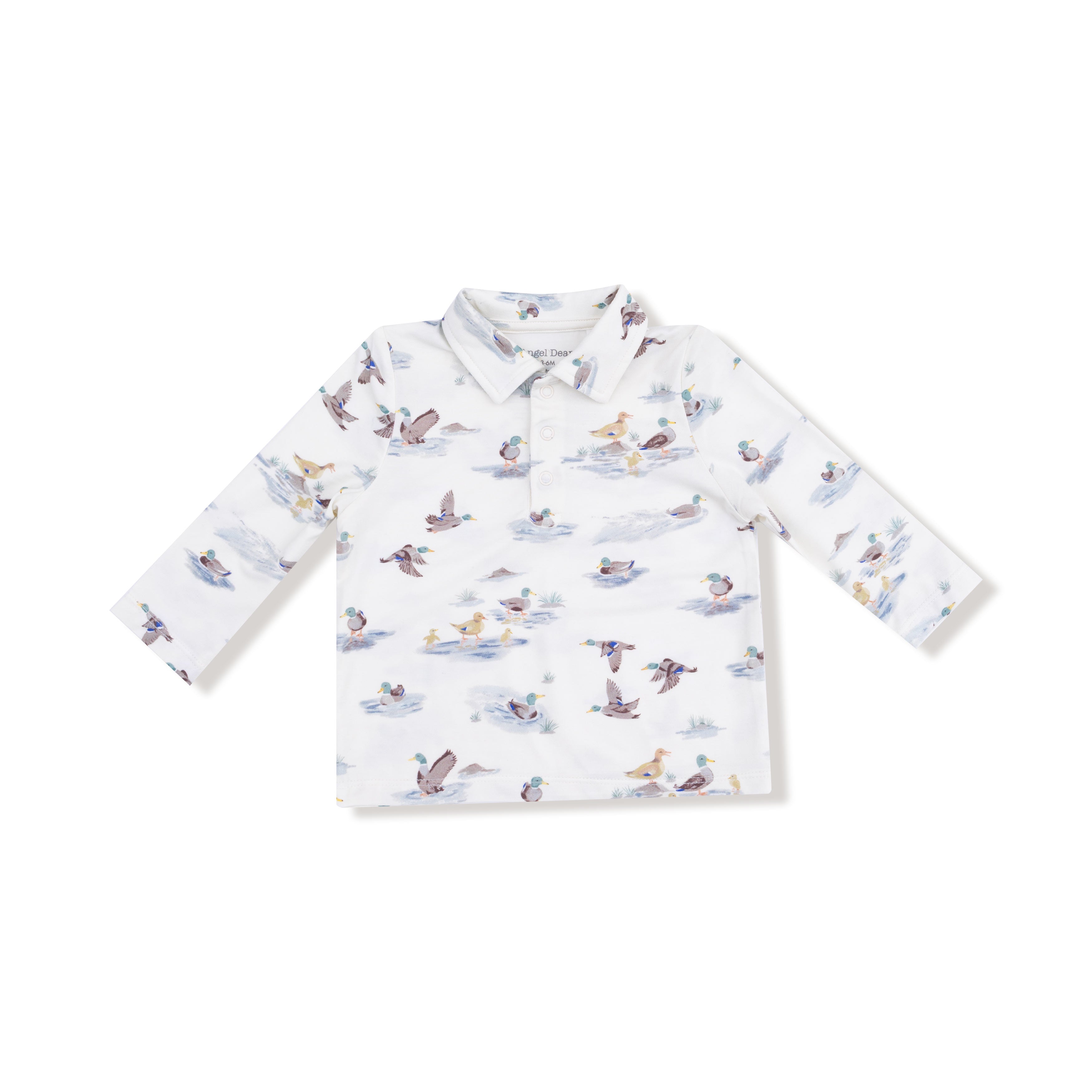 Long Sleeve Polo with Jogger - Migrating Mallards
