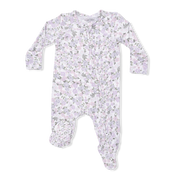 Bamboo Zipper Footie - Shannon Floral