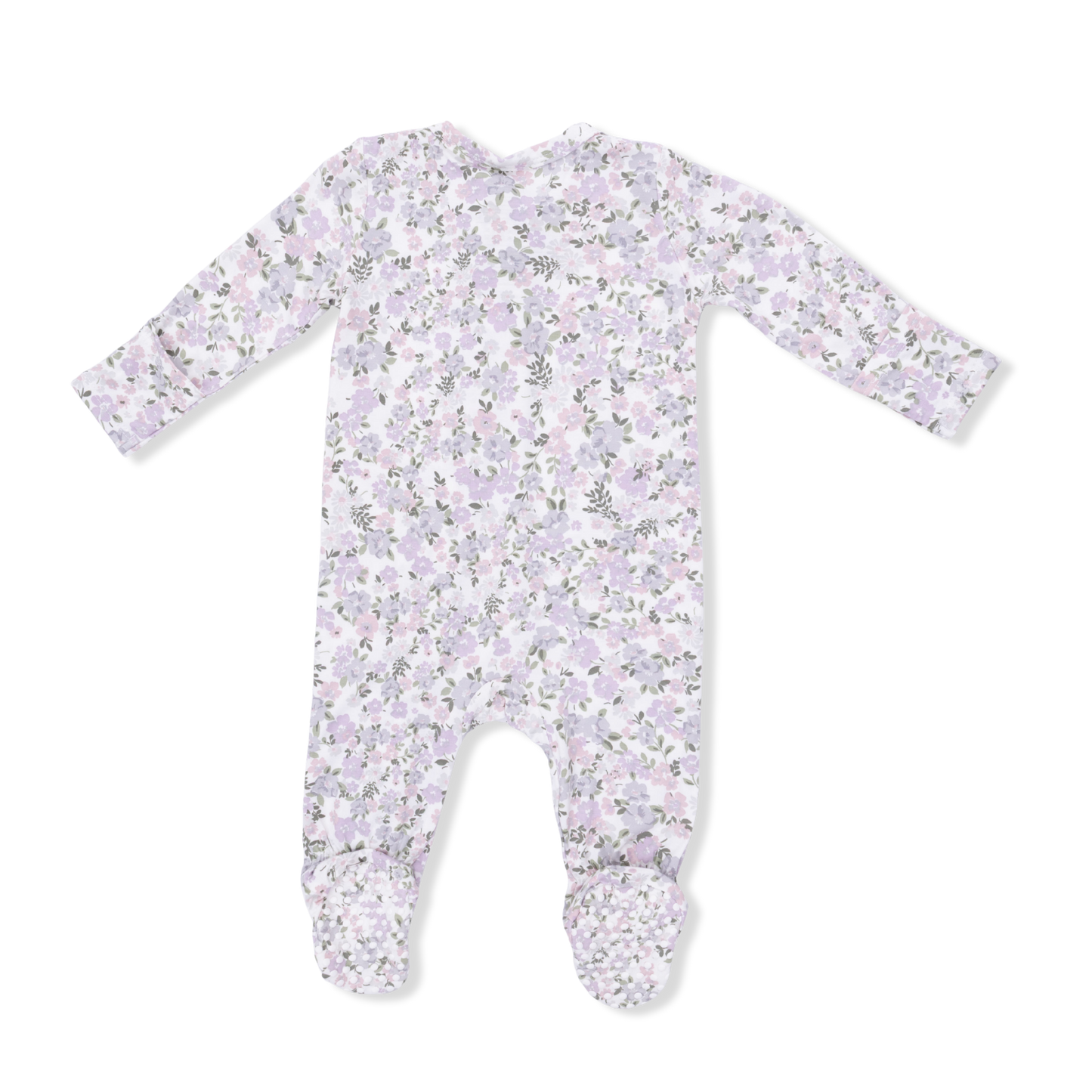 Bamboo Zipper Footie - Shannon Floral