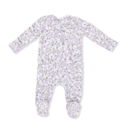 Bamboo Zipper Footie - Shannon Floral