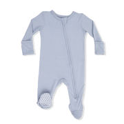 2 Way Zipper Footie - Niagara Mist