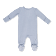 2 Way Zipper Footie - Niagara Mist