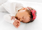 Baby Fab Skinny Headband - Metallic Red