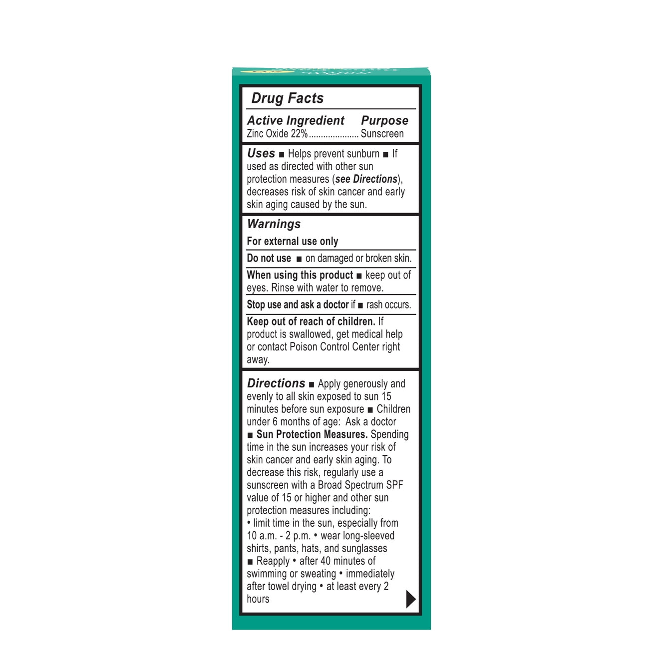 Baby Face Mineral Sunscreen  Face Stick SPF 40