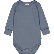 Cozy Me Long Sleeve Bodysuit - Stormy Blue