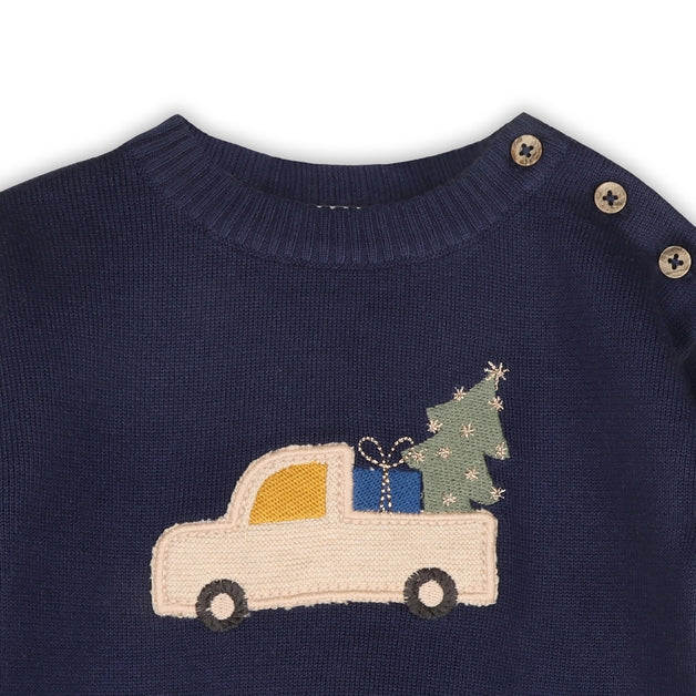 Jolly Truck Knit Sweater and Pant Set