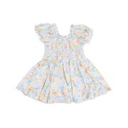 Smocked Twirly Dress with Bloomer - Georgia Floral