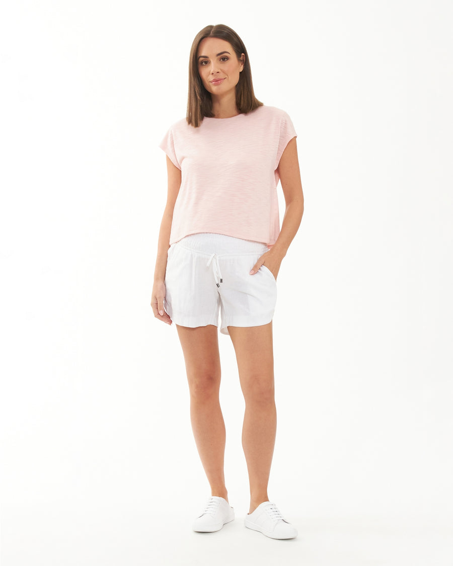 Jazmin Nursing Tee - Soft Pink