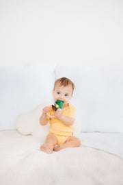 Mallard Duck Wooden & Plush Teether