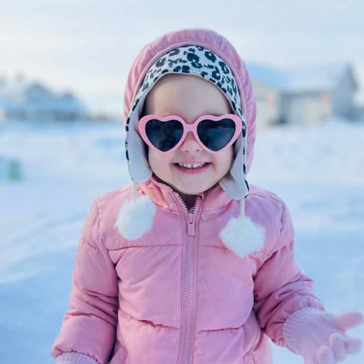 Heart Sunglasses - Peach (Various Sizes)