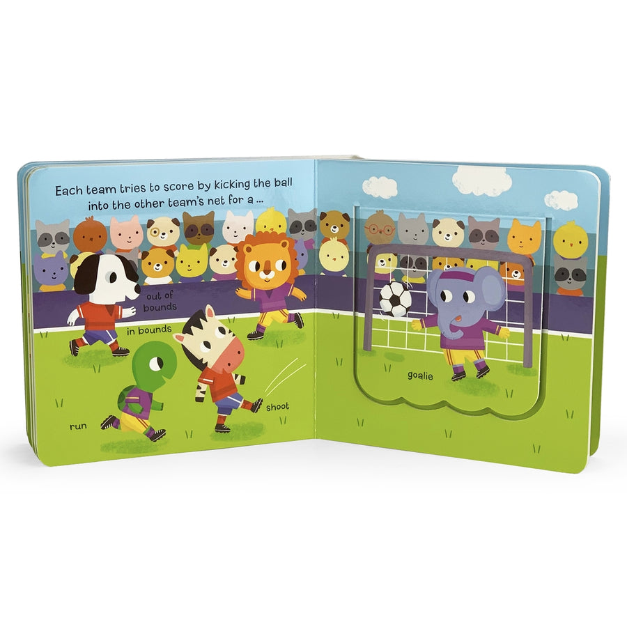 Let's Play Soccer Lift-A-Flap Sports Board Book