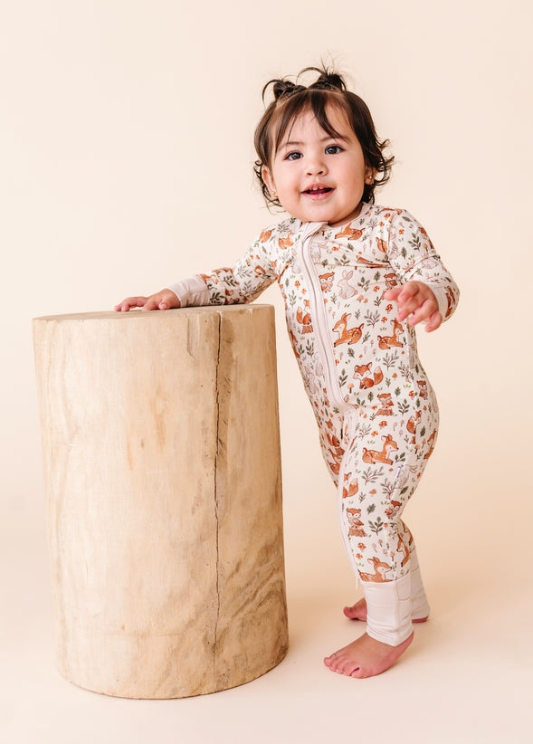 Bamboo Convertible Romper - Woodland Whimsy