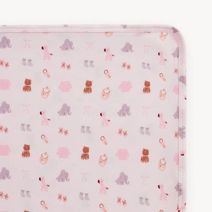 Modal Baby Blanket - Pink Nursery Nostalgia