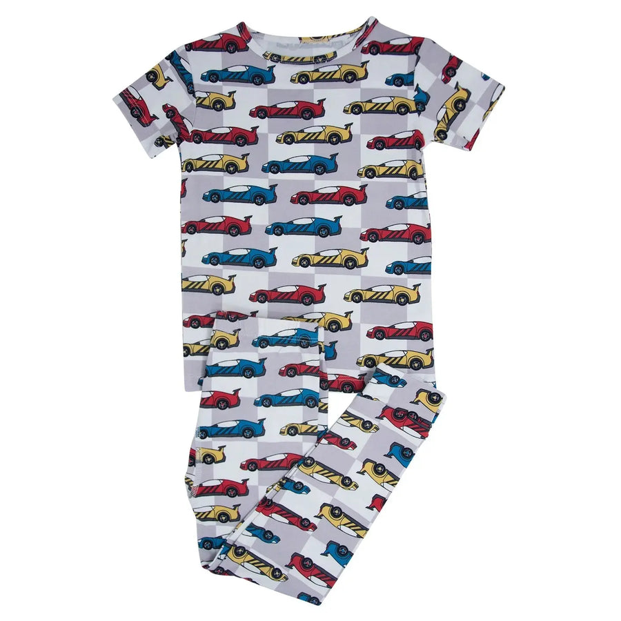 Short Sleeve Pajamas - Matchbox Cars