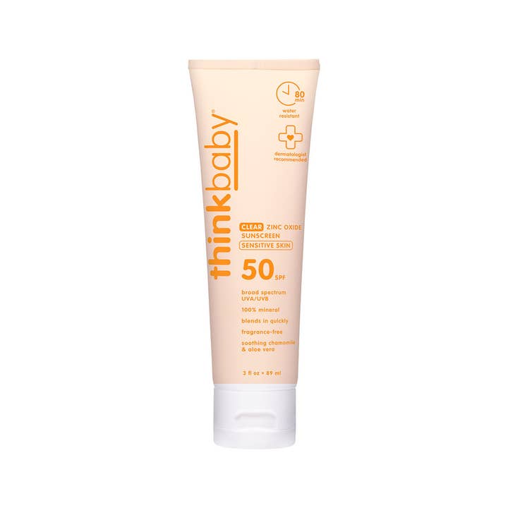 Baby Clear Zinc Sunscreen Sensitive Skin - SPF 50