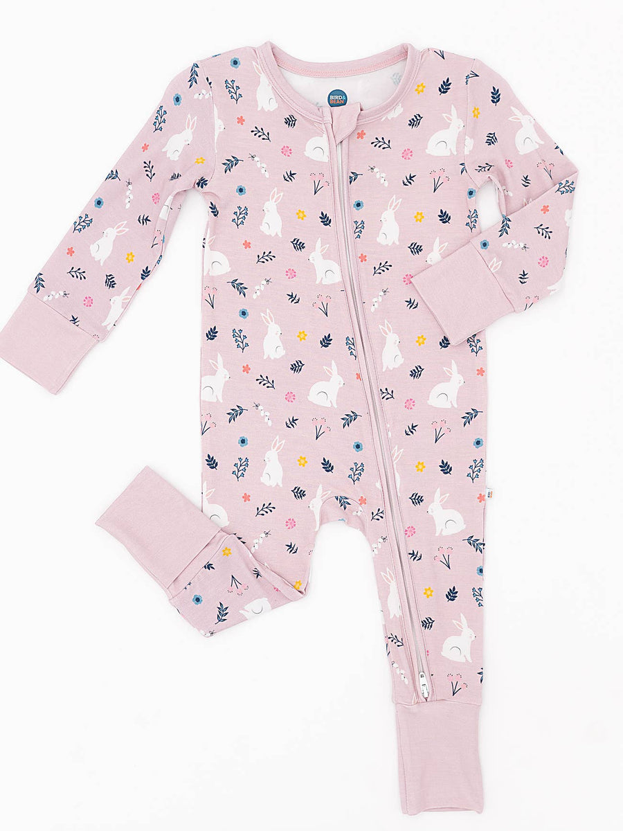Bamboo Convertible Footie - Belle Bunny