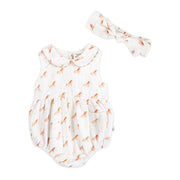 Horse Baby Bubble Romper + Headband