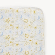 Modal Baby Blanket - Star Signs Blue