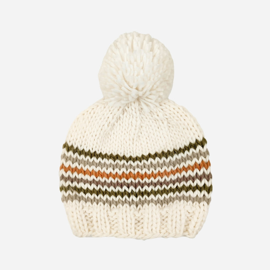 Knit Stripe Hat - Woodland