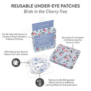 Reusable Under-Eye Patches - Birds in the Cherry Tree
