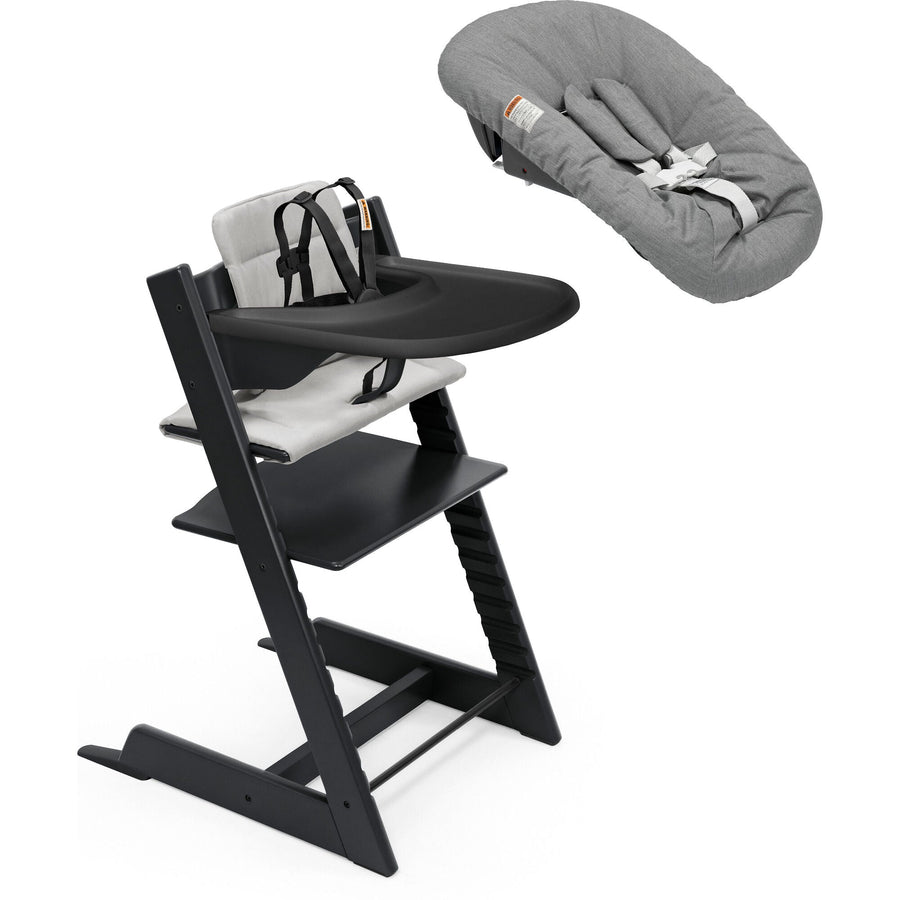 Stokke Tripp Trapp High Chair² with Cushion, Tray and Newborn Set