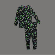 Modal Magnetic Long Sleeve Toddler Pajamas - Astroceratops