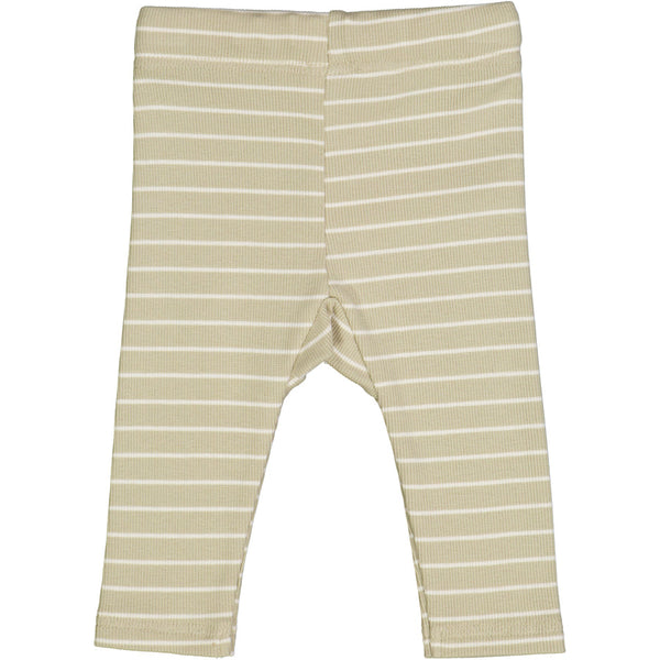 Stripe Rib Pants - Desert Green/Balsam Cream