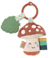 Itzy Pal™ Plush + Teether  - Mushroom