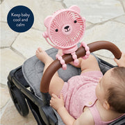 Itzy Breeze Stroller Fan - Pink