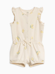 Organic Amelia Romper - Lemon
