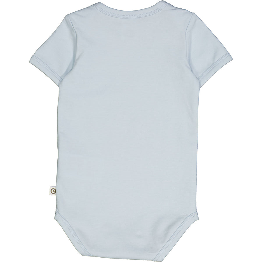 Cozy Me Short Sleeve Bodysuit - Balsam Blue