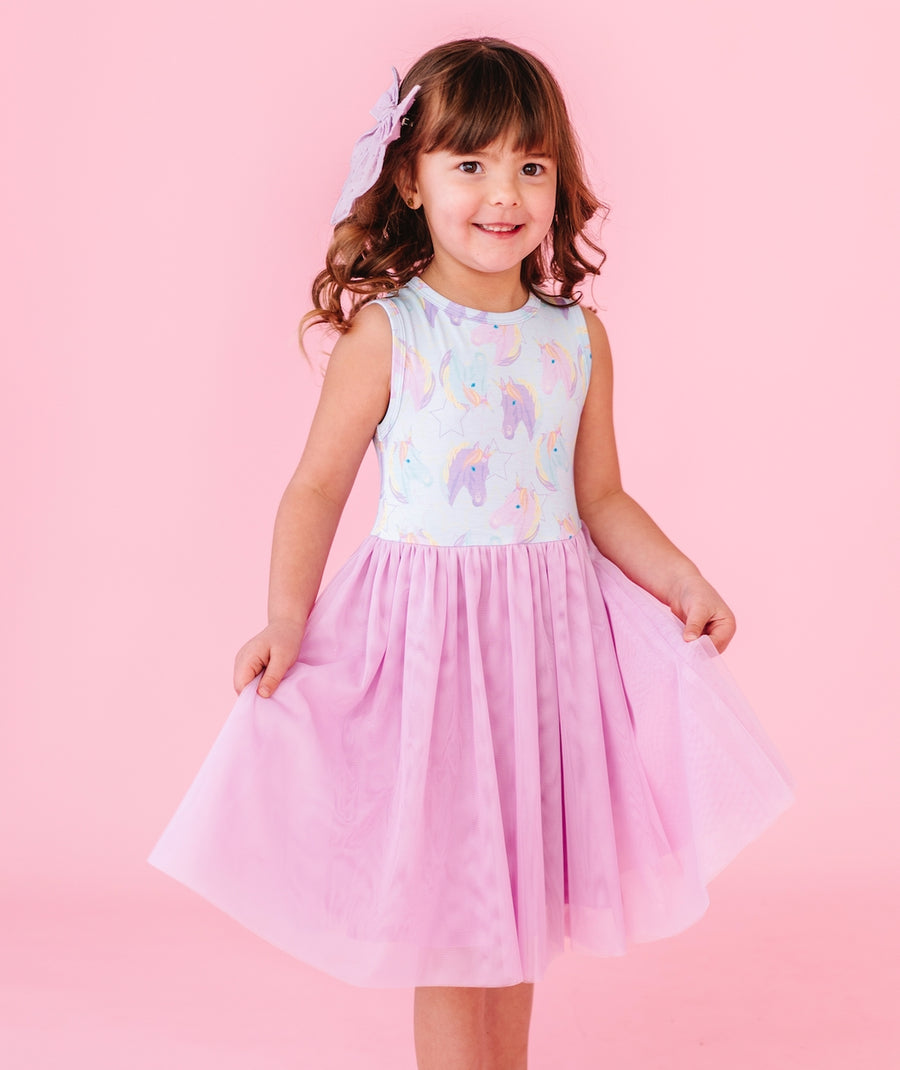 Bamboo + Tulle Dress - Unicorn Tutu Dress - Gemma