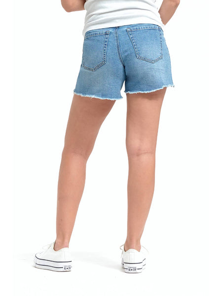 Jocelyn Maternity Dad Jean Shorts - 5"