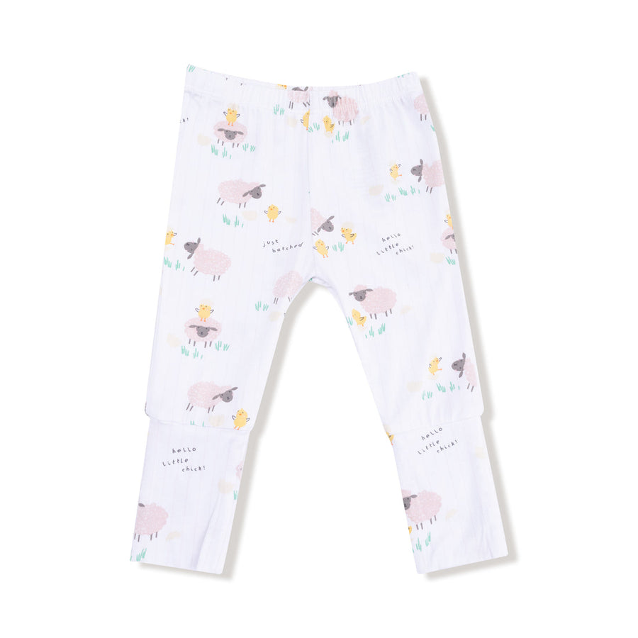 Take Me Home Set with Roll Over Cuff Pant - Just Hatched - Pink